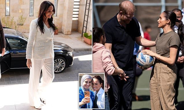 Meghan Markle y el debate del 'lujo silencioso': Un inusual tropiezo de moda en su viaje a Jordania