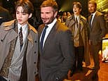 David Beckham y S.Coups, de SEVENTEEN, acaparan miradas en la pasarela de BOSS en Milán