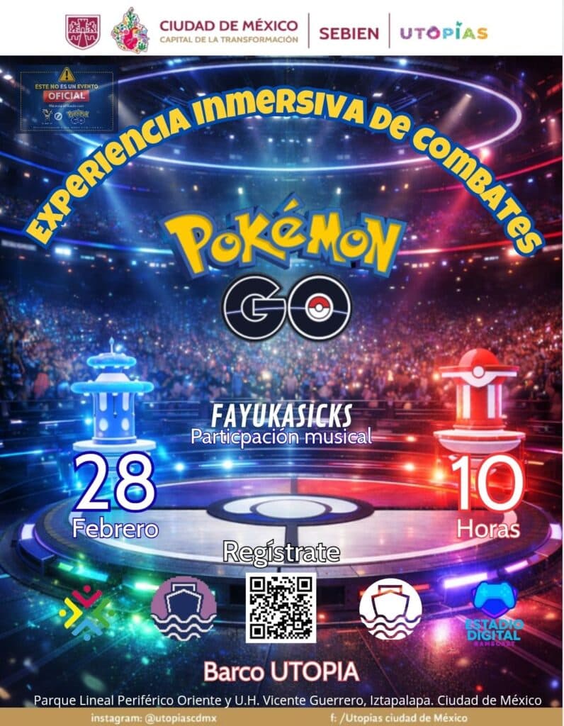 Pokémon Experience llega a la CDMX: Un viaje inmersivo para los entrenadores de la capital