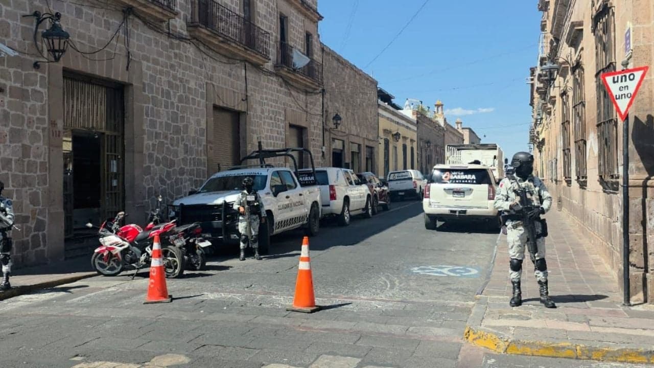 Bajo un fuerte operativo de seguridad, despiden en Morelia a agente de la Guardia Nacional caído tras operativos contra "El Mencho"