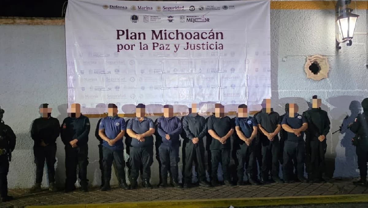 Vinculan a proceso a policías de Ecuandureo vinculados al CJNG tras operativos en Michoacán