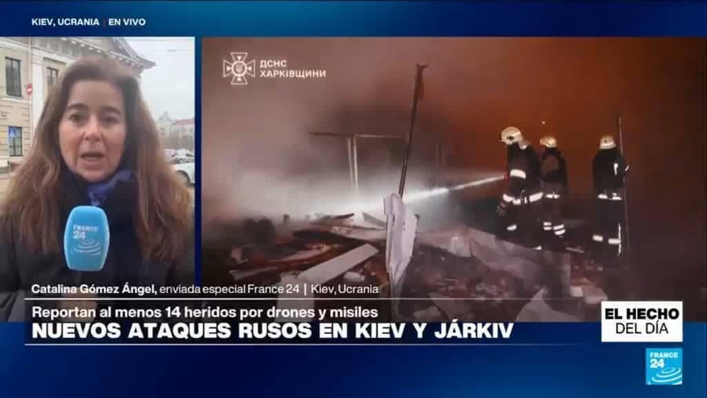 Escalada bélica en Ucrania: Lluvia de drones sobre Járkiv y escepticismo ante diálogo en Ginebra