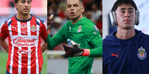 Chivas fortalece su base: Omar Govea, Óscar Whalley y Santiago Sandoval extienden su permanencia en el Rebaño